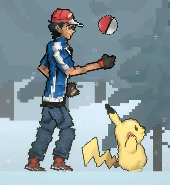 Ash and Pikachu V2 1