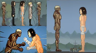 EREN vs REINER EPIC FIGHT 1