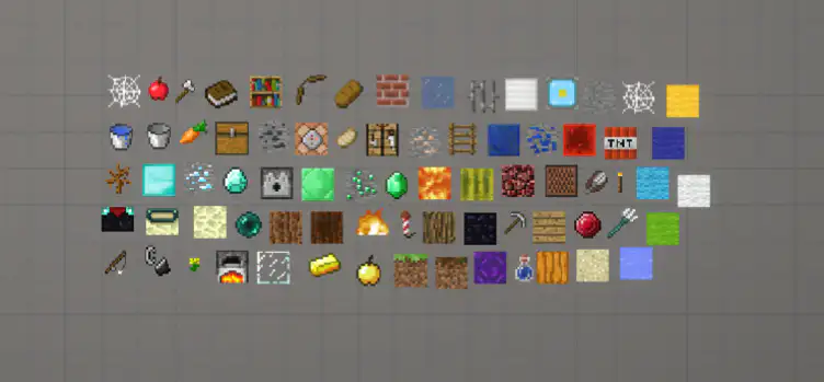 Minecraft Blocks, Tools, Weapons, Item 1