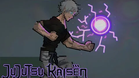 Satoru Gojo in Toji ,Red, Blue, Hollow purple Jujutsu Kaisen 1